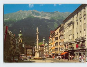 Postcard Maria-Theresien-Straße mit Nordkette, Innsbruck, Austria