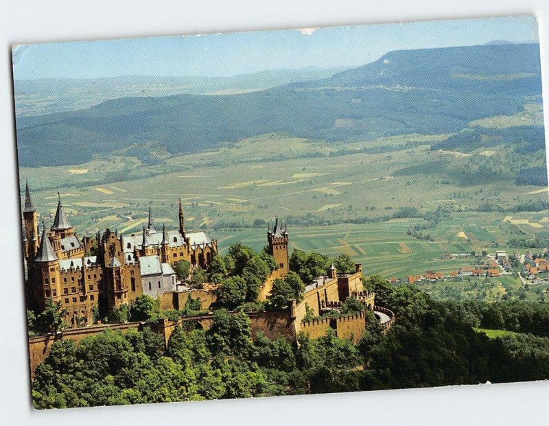 Postcard Hohenzollern Castle Hechingen Germany