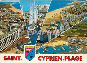 Modern Postcard Souvenir de Saint Cyprien Pyrenees Orientales