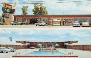 Greenville Mississippi Alamatt Motel Swimming Pool Vintage Postcard AA40490