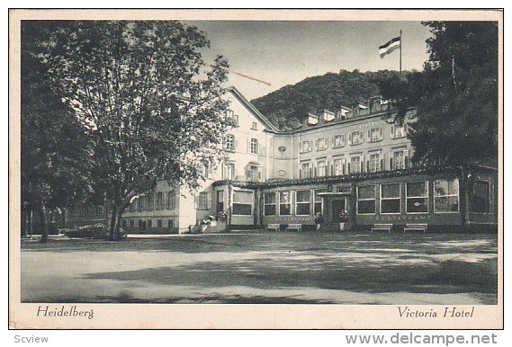 HEIDELBERG, Baden-Wuttemberg, Germany, PU-1935; Victoria Hotel
