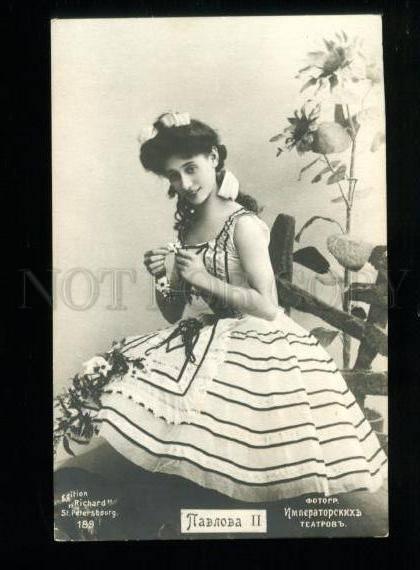 135651 Anna PAVLOVA Russian BALLET Star DANCER vintage PHOTO