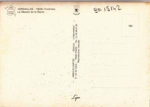 BF15142 versailles yvelines la maison de la reine  france  front/back image