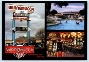 WINNEMUCCA, Nevada NV ~ Hotel Casino WINNEMUCCA INN Slot Machines 4x6 Postcard