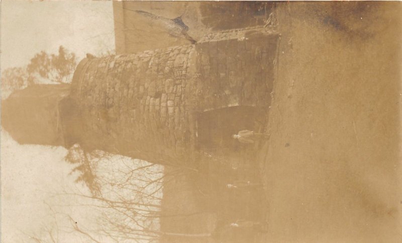 F82/ Occupational RPPC Postcard c1910 Brick Iron Furnace Workers 12