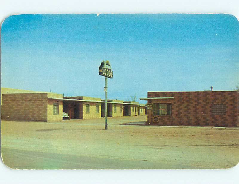 Unused 1950's ROYAL LODGE MOTEL Lamesa Texas TX u0558