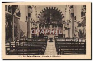 Old Postcard La Sainte Baume Chapel From I & # 39Hotellerie