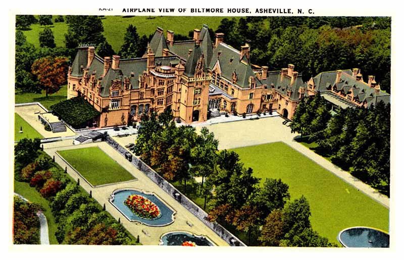 Postcard HOUSE SCENE Asheville North Carolina NC AR2037