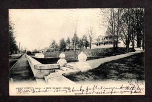 MA Vintage High St Greenfield Mass Massachusetts Raphael TUCK & Sons Postcard