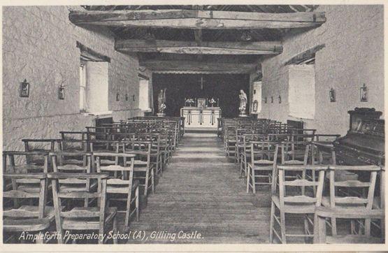 Ampleforth Preparatory School Childrens Church Chapel Yorkshire Antique Postcard