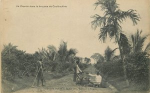 Postcard C-1905 French Indochina Vietnam Street Vendor undivided 23-3783