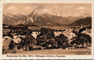 Germany Radiumbad Säuling u Zugspitze Bad Schlema Vintage RPPC C053