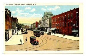 NY - Hornell. Broadway Looking South