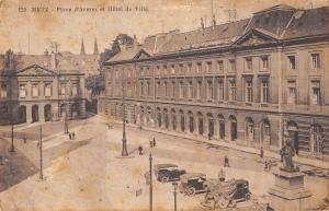 BT14478 Place d armes et hotel de ville Metz car voiture           France