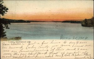 Swartswood Lake NJ Rotograph G2563a Panorama c1905 Vintage Postcard