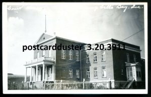 h3469 - CAMPBELL'S BAY Quebec 1940s Court House. Real Photo Postcard