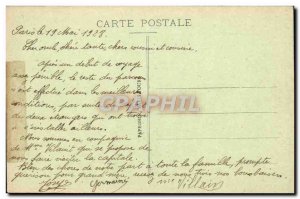 Old Postcard Paris Le Jardin des Tuileries and the Pavillon de Rohan