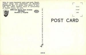 VA, Norfolk, Virginia, Beachcomber Motel, Henry McGrew No. 43018