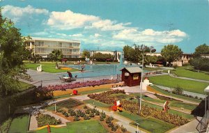 LAS VEGAS, Nevada NV ~HACIENDA HOTEL~CASINO Miniature Golf Course~Pool  Postcard