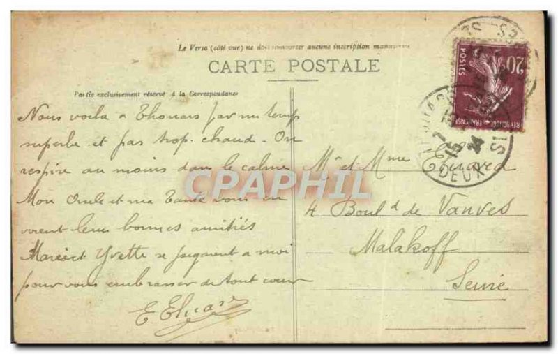 Postcard Old Thouars Vue Generale Jack De Saint Jean