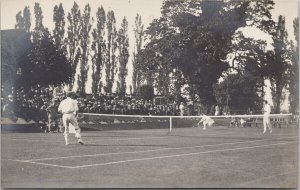 Victoria BC Victoria Lawn & Tennis Australian Champion Trio RPPC Postcard H12