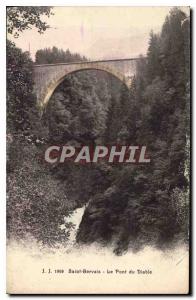 Postcard Old Saint Gervais Le Pont du Diable