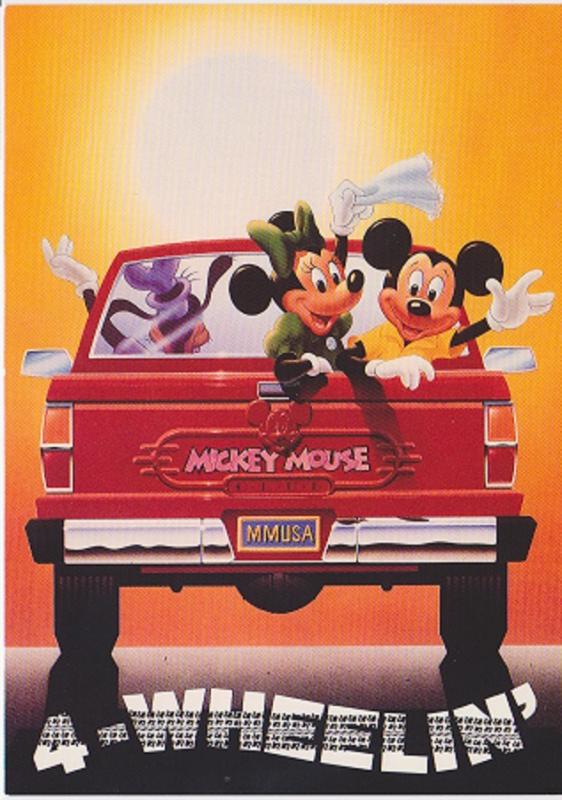 DISNEY MICKEY AND MINNIE - 4 WHEELIN'