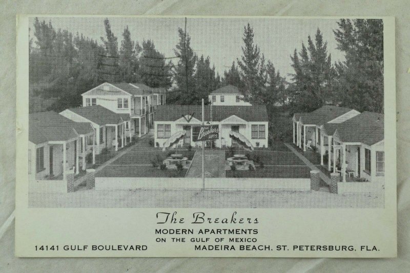 1930's-40's The Breakers Modern Apartments, St. Petersburg, FLA. Postcard F71