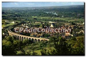 Modern Postcard Sancerre Cher St Satur Panorama seen from the Porte Cesar