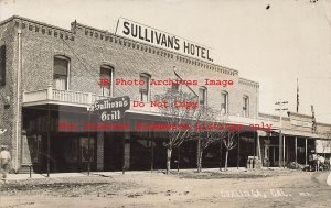 CA, Coalinga, California, RPPC, Sullivan's Hotel & Grill, 1909 PM, Photo No 2
