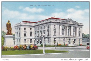 Post Office, Wadley Monument, MACON, Georgia, 30-40´s