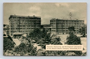 Research Labs General Electric Co Schenectady NY UNP WWII Postcard N1