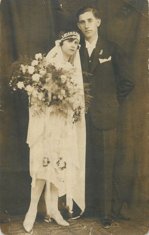 Carte postale Young married couple 17 Martie 1928