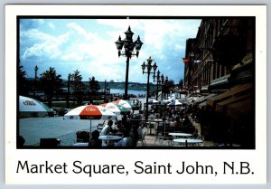 Market Square, Saint John, New Brunswick, View Towards The Harbour, Postcard #2
