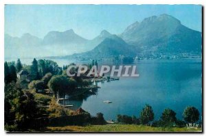 Old Postcard Lake Annecy The Bay of Talloires and Presquile Duingt