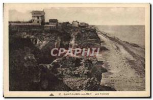 Postcard Old St Aubin Sur Mer Cliffs