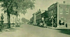 Postcard Early View of Main Street  in Bennetsville, SC        S2