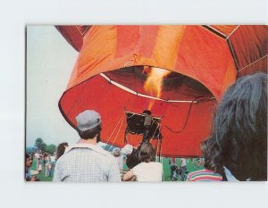 Postcard Hot Air Balloon Heating up in Southern New England