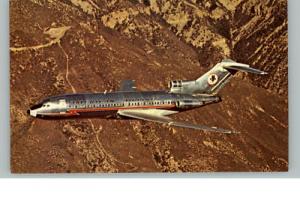 AMERICAN AIRLINES Jet Airplane Old Postcard