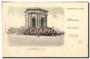 Old Postcard Montpellier Le Chateau D & # 39Eau
