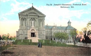 BALTIMORE MARYLAND MD~ST JOSEPH'S MONASTERY-FREDERICK ROAD~OTTENHEIMER POSTCARD