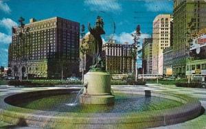 Grand Circus Park Detroit Michigan 1962