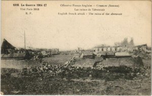 CPA La Guerre 1914-17 Offensive Franco-Anglaise - Combles (120822)