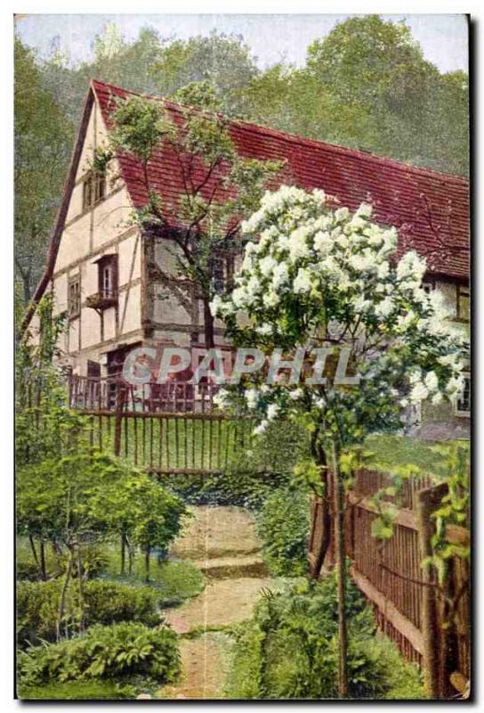 Old Postcard Germany House