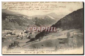 Old Postcard Puy de Dome Vue Generale Du Mont Dore