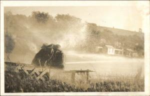 Fire Fighters? Fultonville NY Written on Back Real Photo Postcard