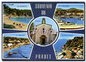 Modern Postcard Souvenir Du Pradet Riviera Var The lenses The Oursinieres Le ...