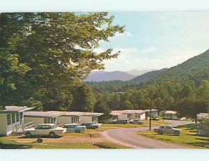 Pre-1980 OLD CARS & FONTANA VILLAGE RESORT MOTEL Fontana Dam NC r0422