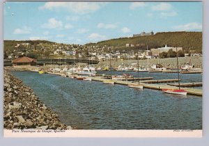 Parc Nautique de Gaspe, New Gaspe Marina, Gaspe, Quebec, Chrome Postcard