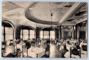 St Augustine Florida FL Postcard West Wing Dining Room Hotel Ponce De Leon 1940